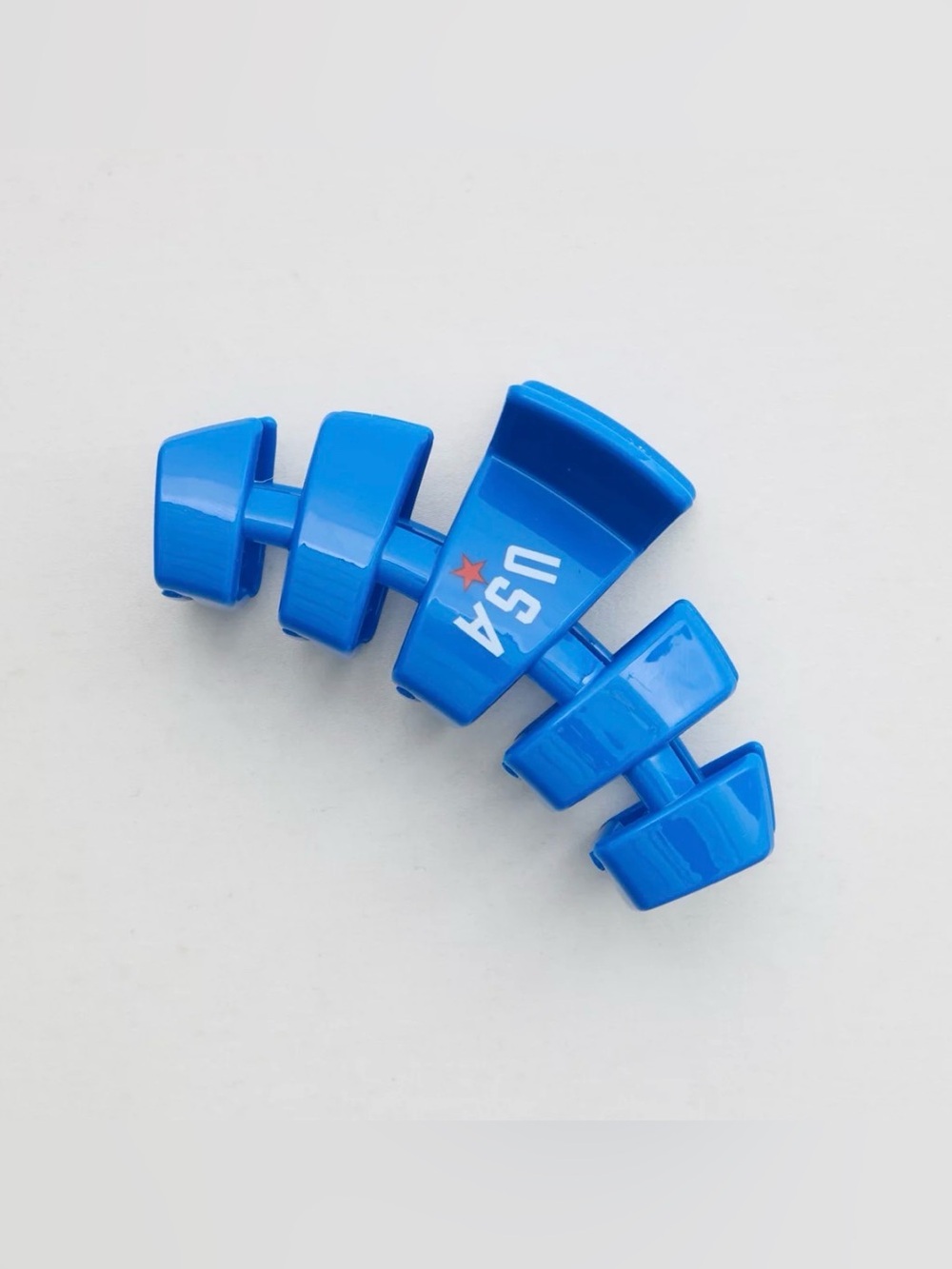 TELETIES LARGE USA BLUE CLAW CLIP - NWT